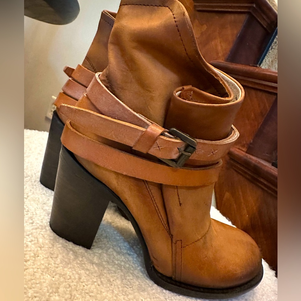 Freebird by Steven buckle wrap bootie NEW